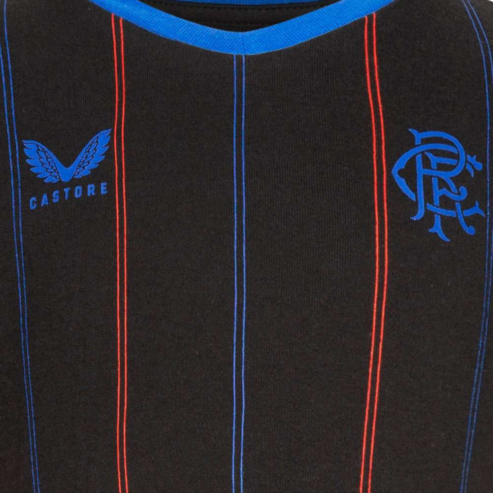 Glasgow Rangers FC CASTORE Baby / Kleinkind Trikot Set RAN2209-BLACK