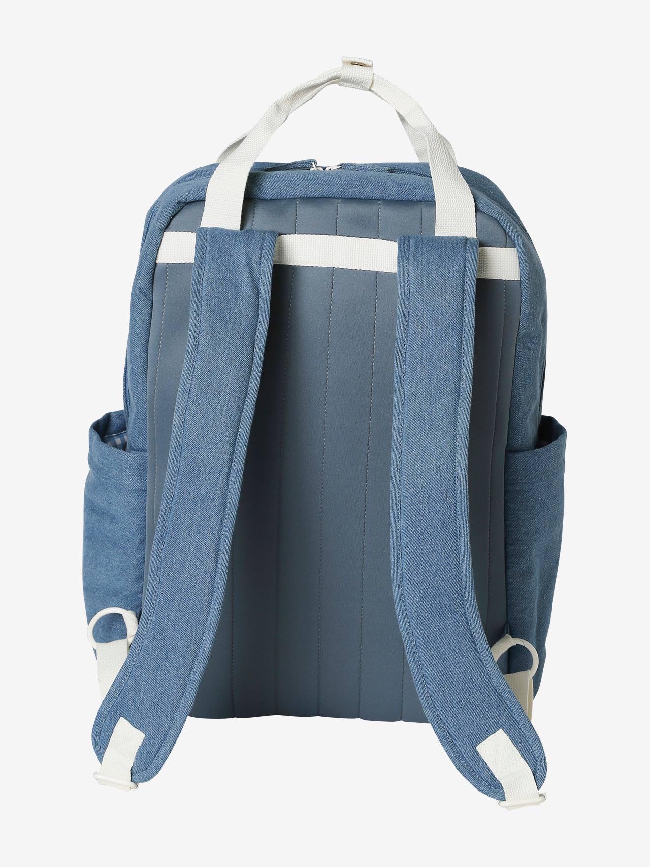Vertbaudet Wickelrucksack, Recycling-Polyester - gebleicht