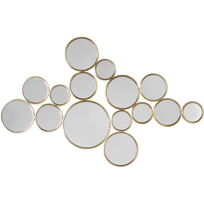 KARE Spiegel Bubbles Brass