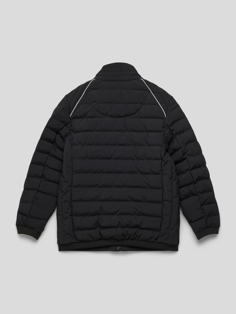 Funktionsjacke mit Reißverschlusstaschen in schwarz