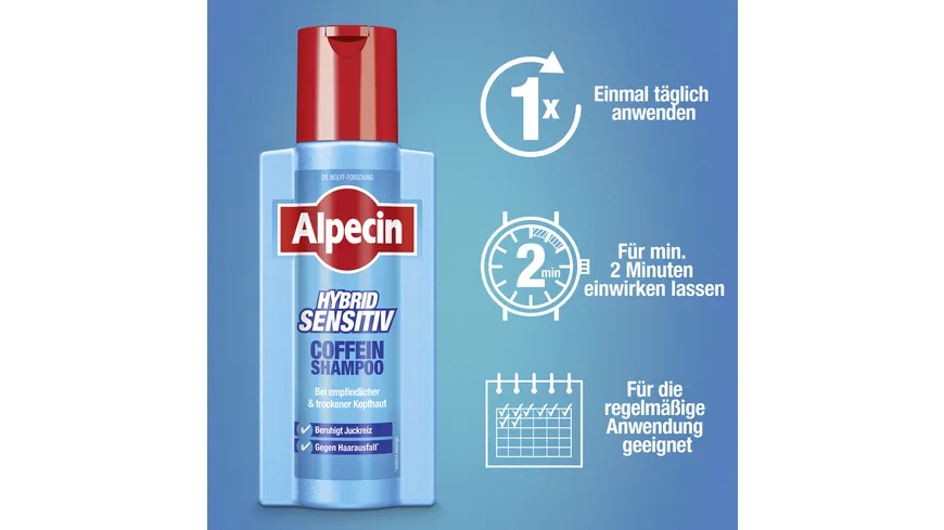 Alpecin Hybrid Coffein-Shampoo 250ml 250 ml