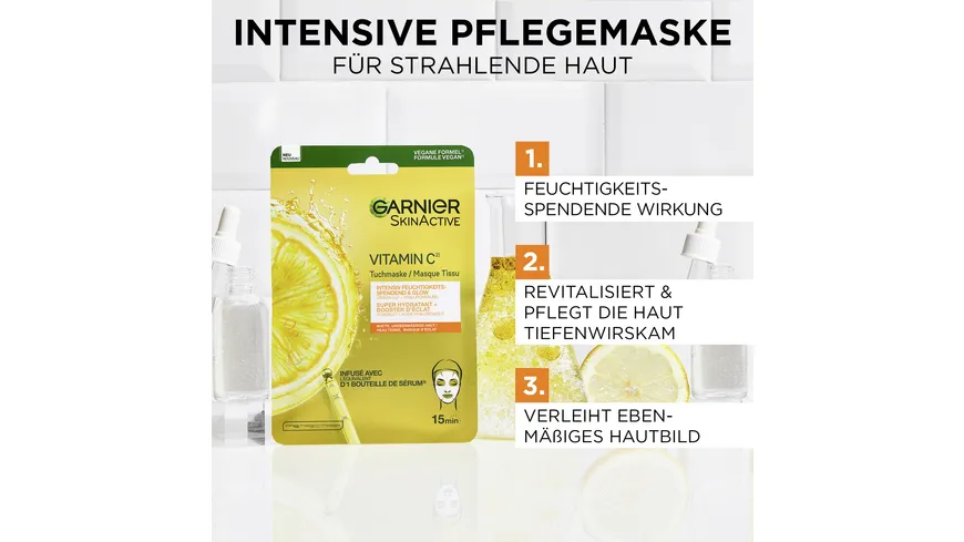 Garnier Skin Active Hydra Bomb Tuchmaske VITAMIN C