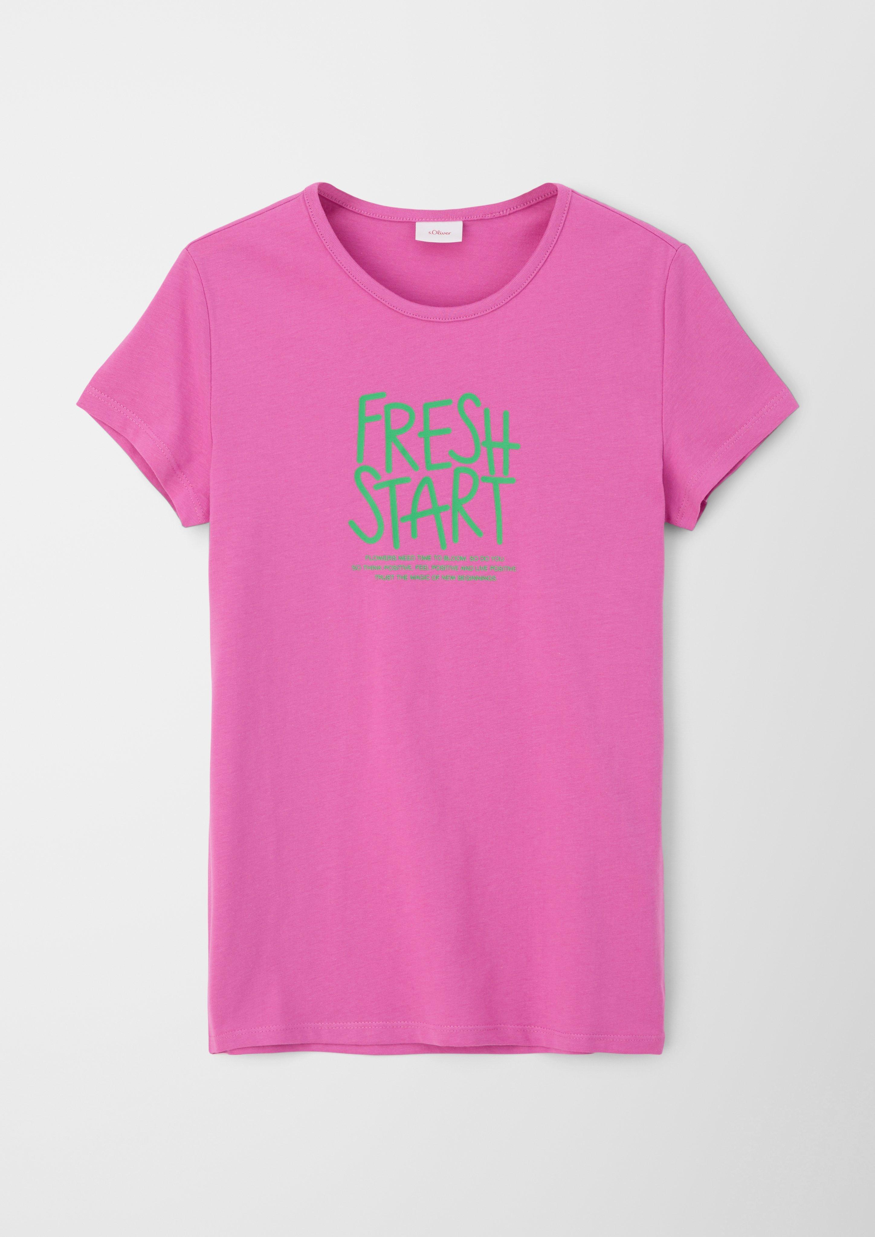 T-Shirt mit Statementprint  2130423-4451