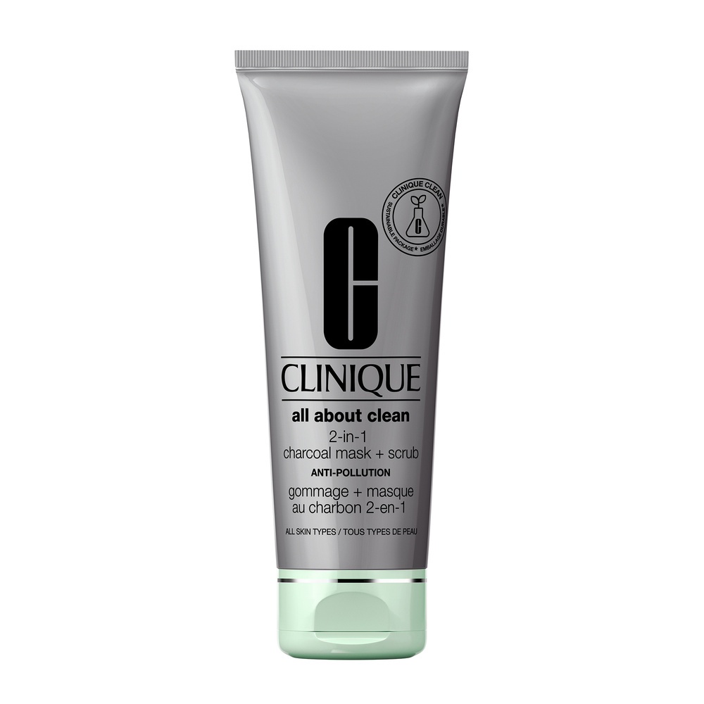 Clinique All About Clean Gommage + Masque Au Char bon 2-en-1 Gommage + Masque Au Charbon 2-en-1