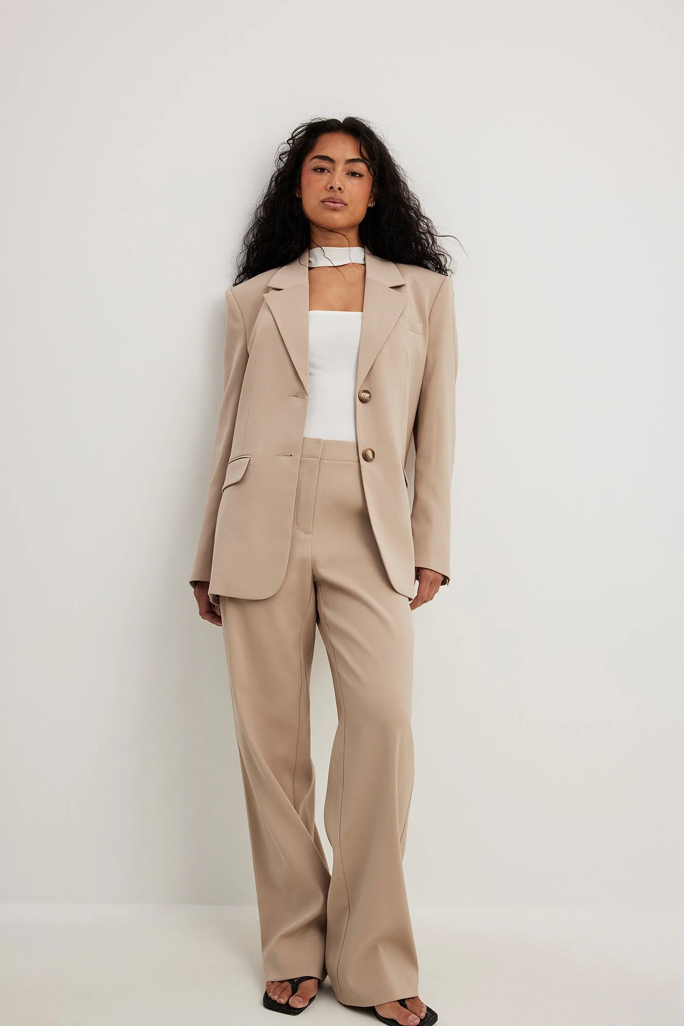 Figurbetonter Oversize-Blazer