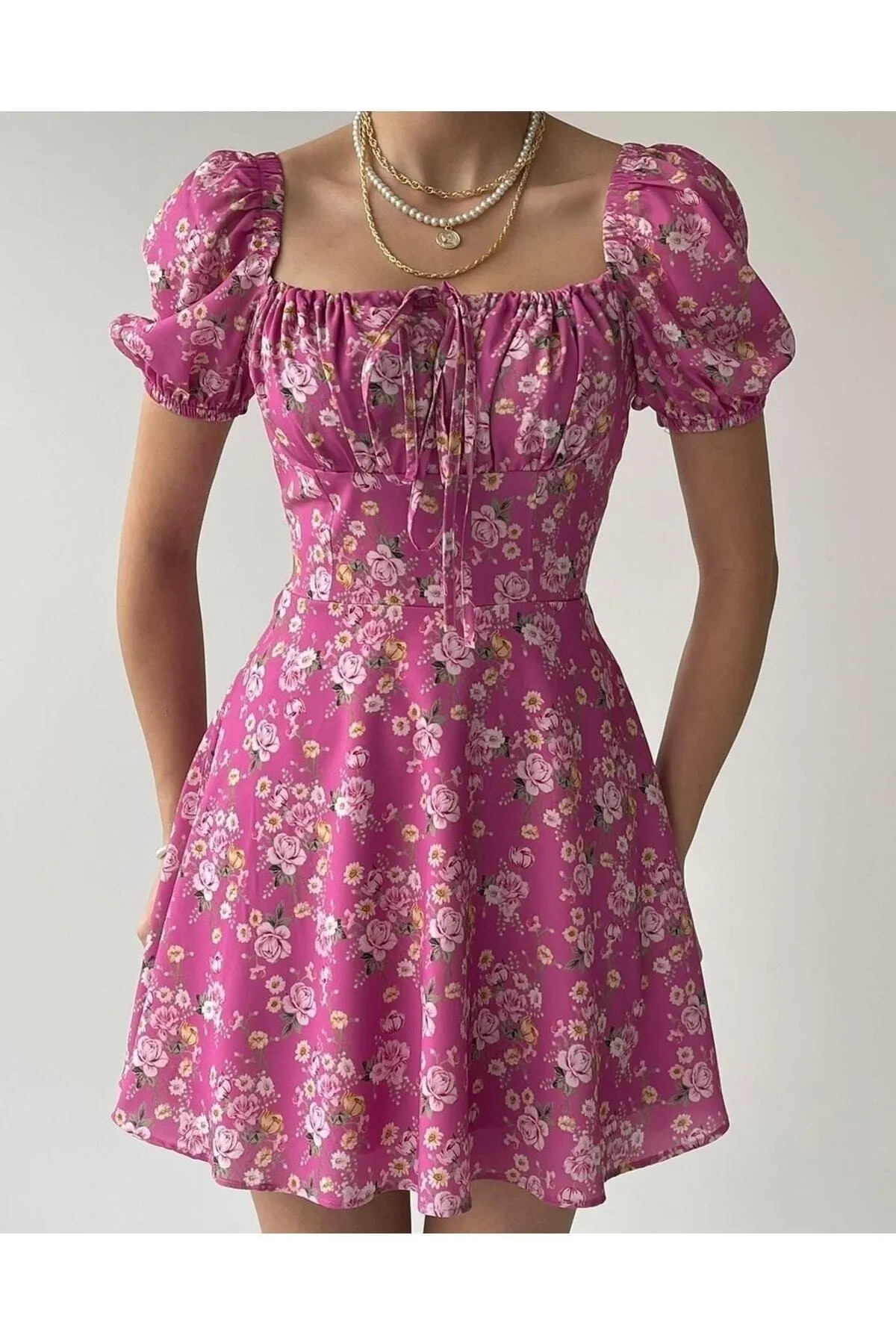 Afiş Butik  Kleid - Rosa - Mini