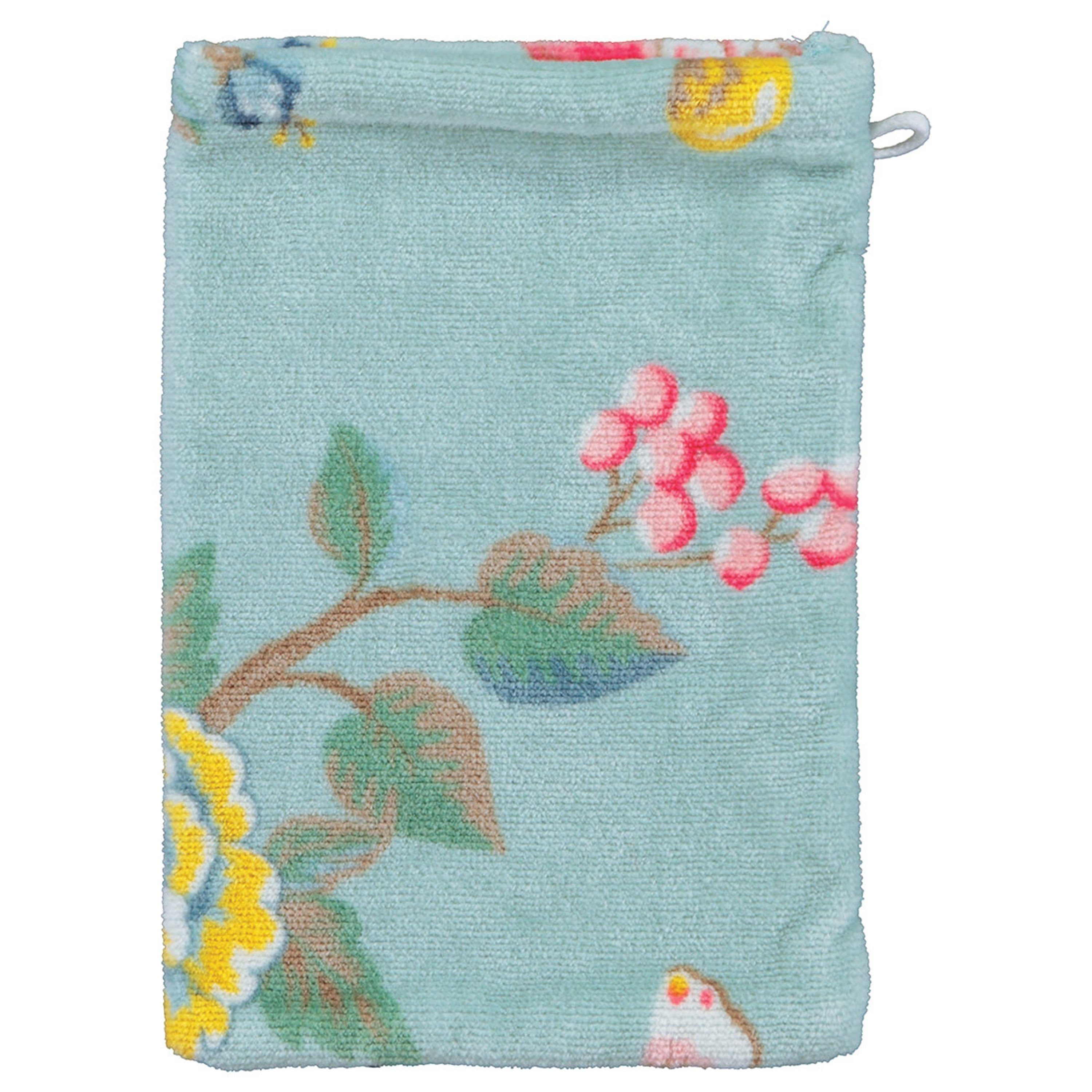 PiP Studio Handtuch Pip GOOD EVENING Waschhandschuh Gästetuch Handtuch Duschtuch, blue, Frottee, rechteckig