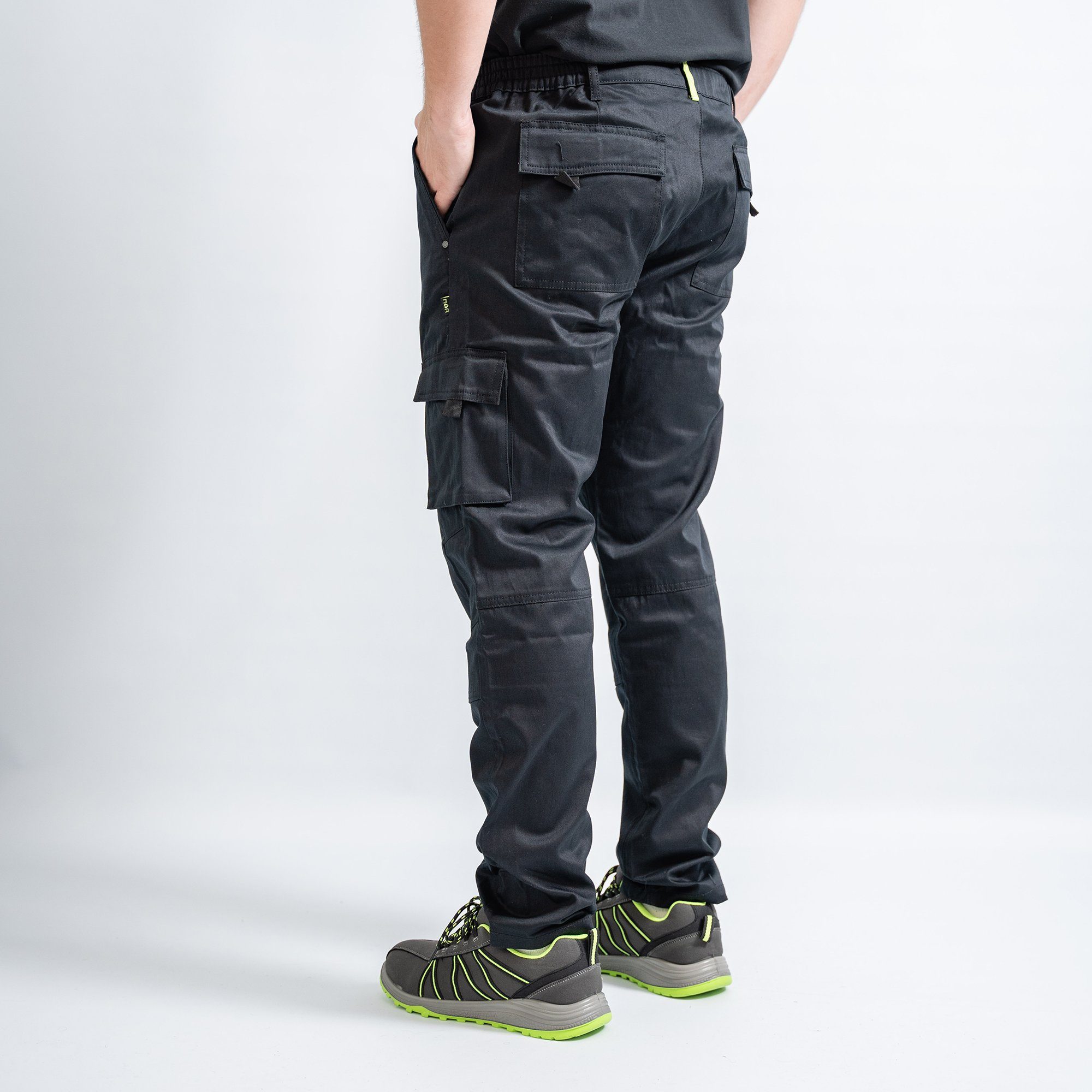MAR Workwear Arbeitshose Basic, 6 Taschen, ergonomischer Schnitt, seitlich dehnbarer Bund, breite Gürtelschlaufe