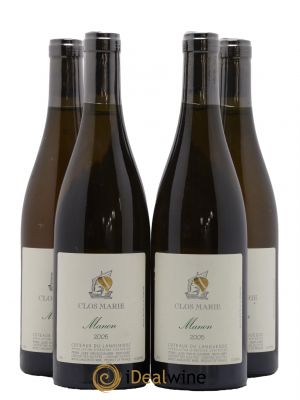 Languedoc Clos Marie Manon Christophe Peyrus et Françoise Julien  2005 - Lot de 4 Bouteilles