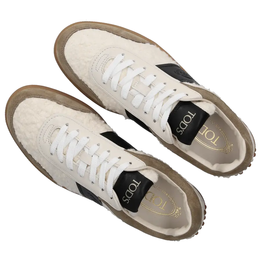 Tod's - Sneaker low TABS Veloursleder - weiß