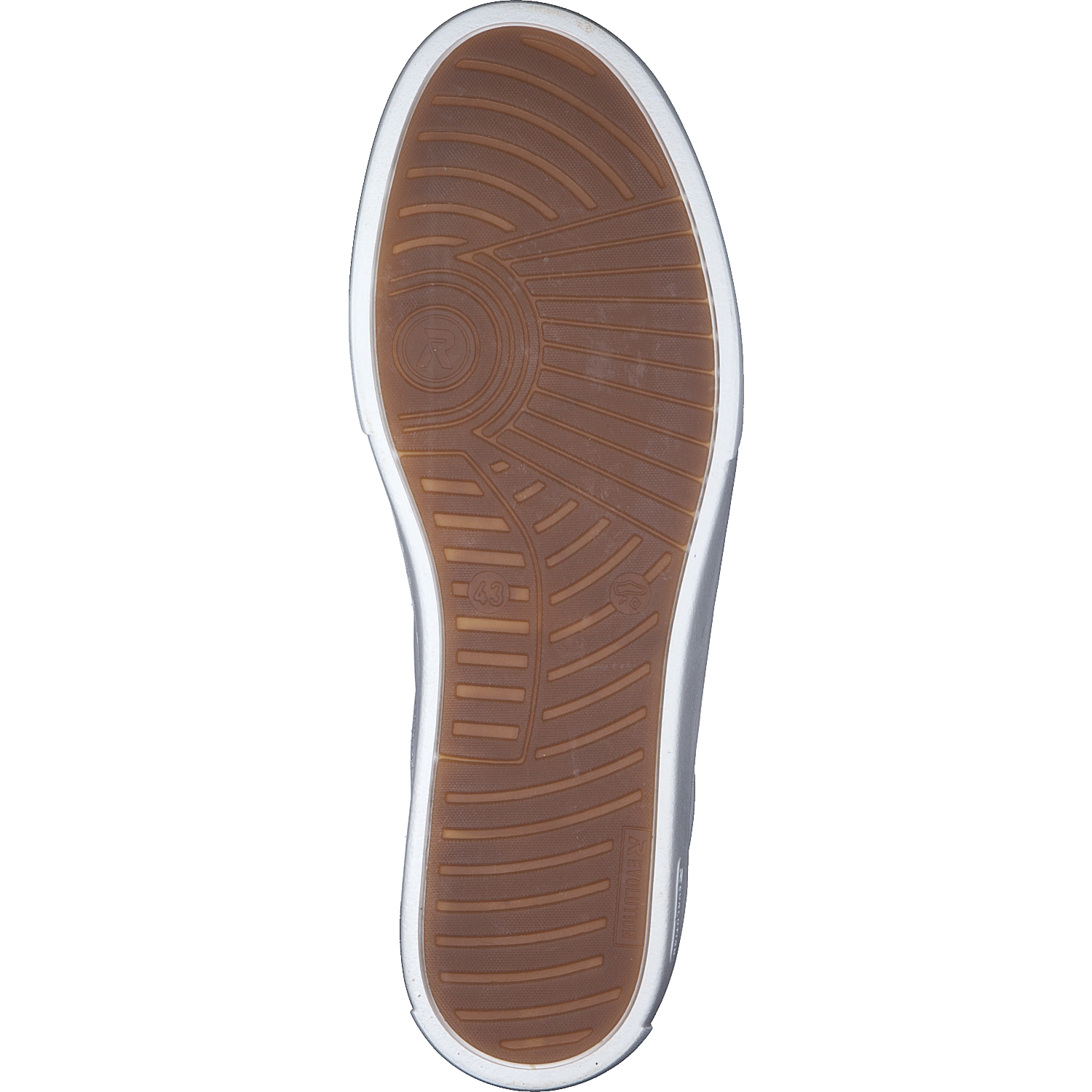Rieker U0704, Sportliche Halbschuhe, Herren, Weiß