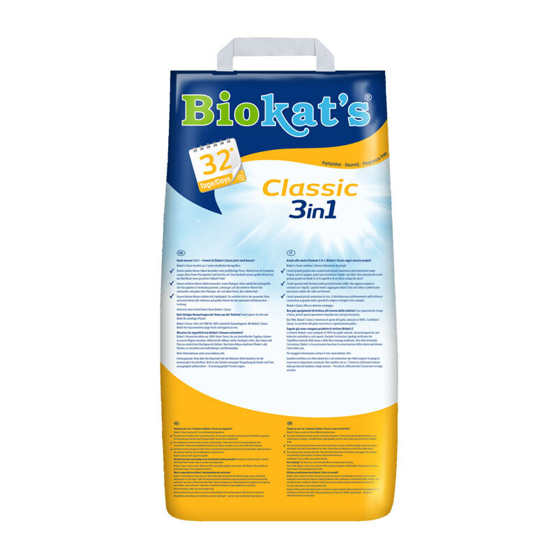 Biokat's Katzenstreu Biokat's classic 3in1 10 l