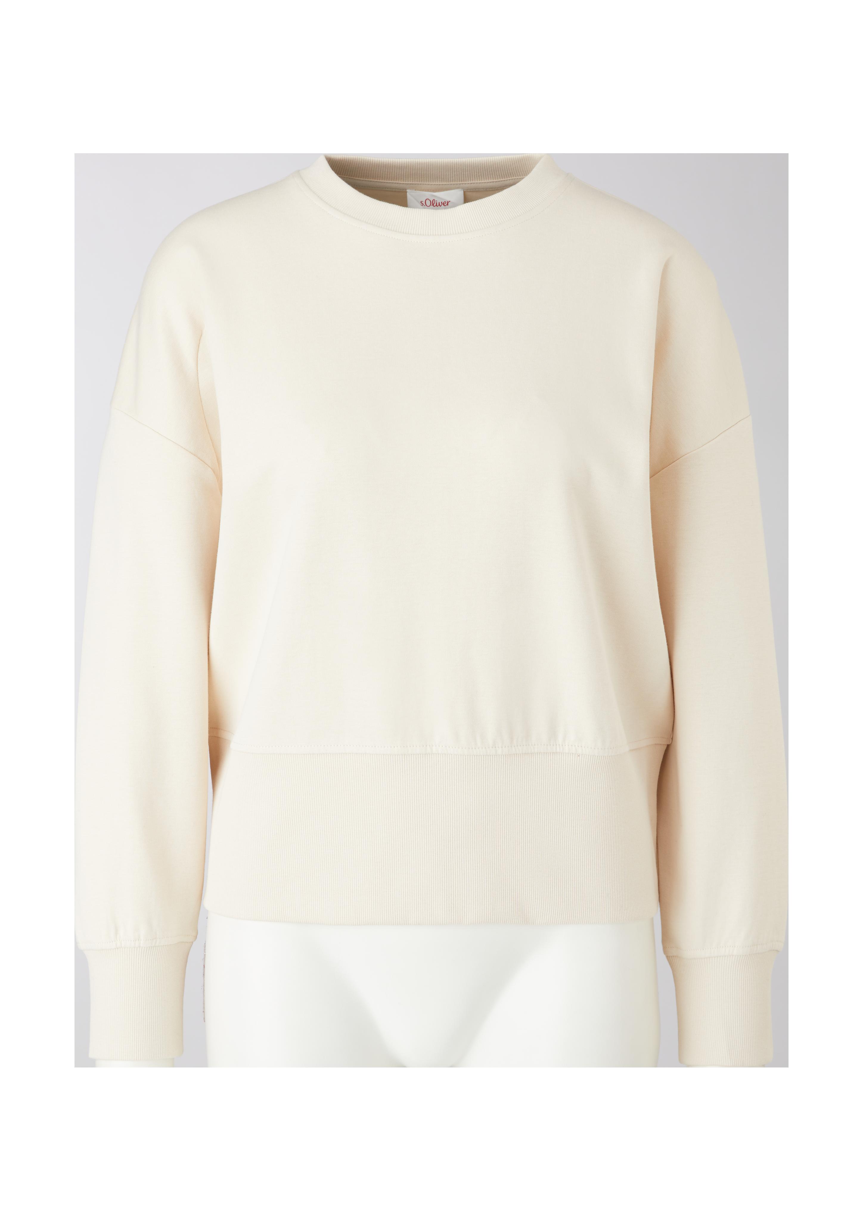 Sweatshirt mit Rippkragen  2121506-8100