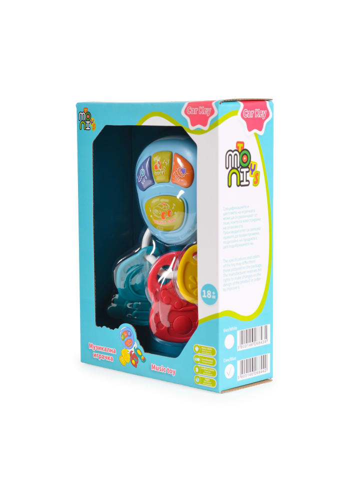 Moni Baby Musik Schlüsselbund in blau günstig kaufen onesize