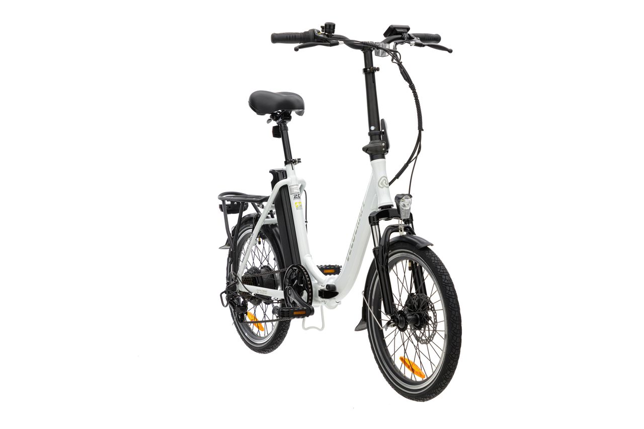 Verocraft VECOCARFT E-Pax Elektro-Klapprad, E-Folding Bike, Farbe: weiss