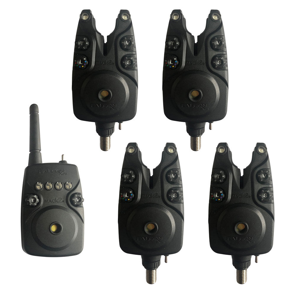 Mack2 Falcon XPR Alarm Set (4 bite alarms) + control unit