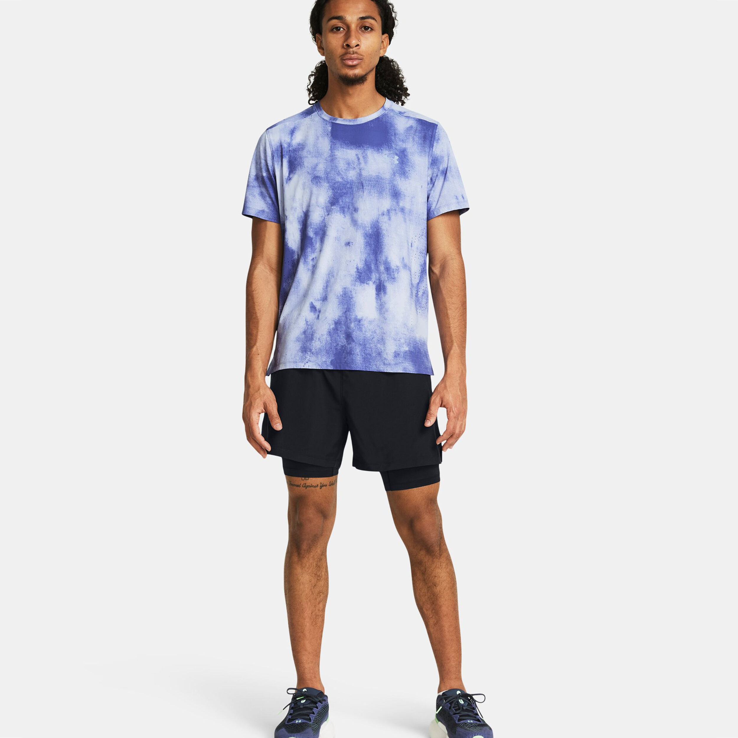 Launch 5 Inch 2-in-1 Shorts Herren - Schwarz