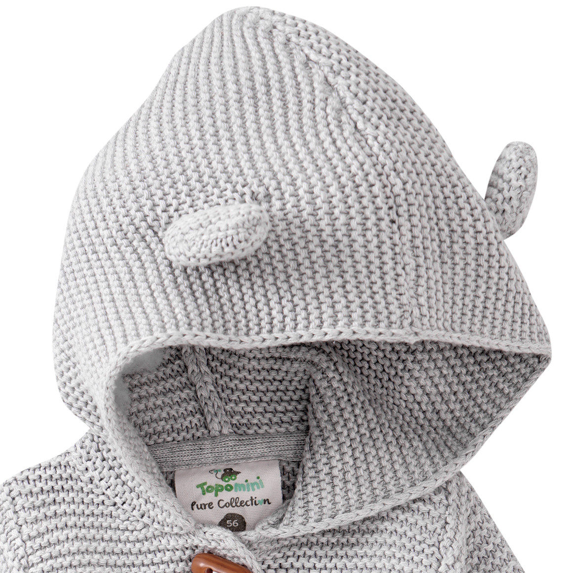 Newborn Strickjacke mit Öhrchen