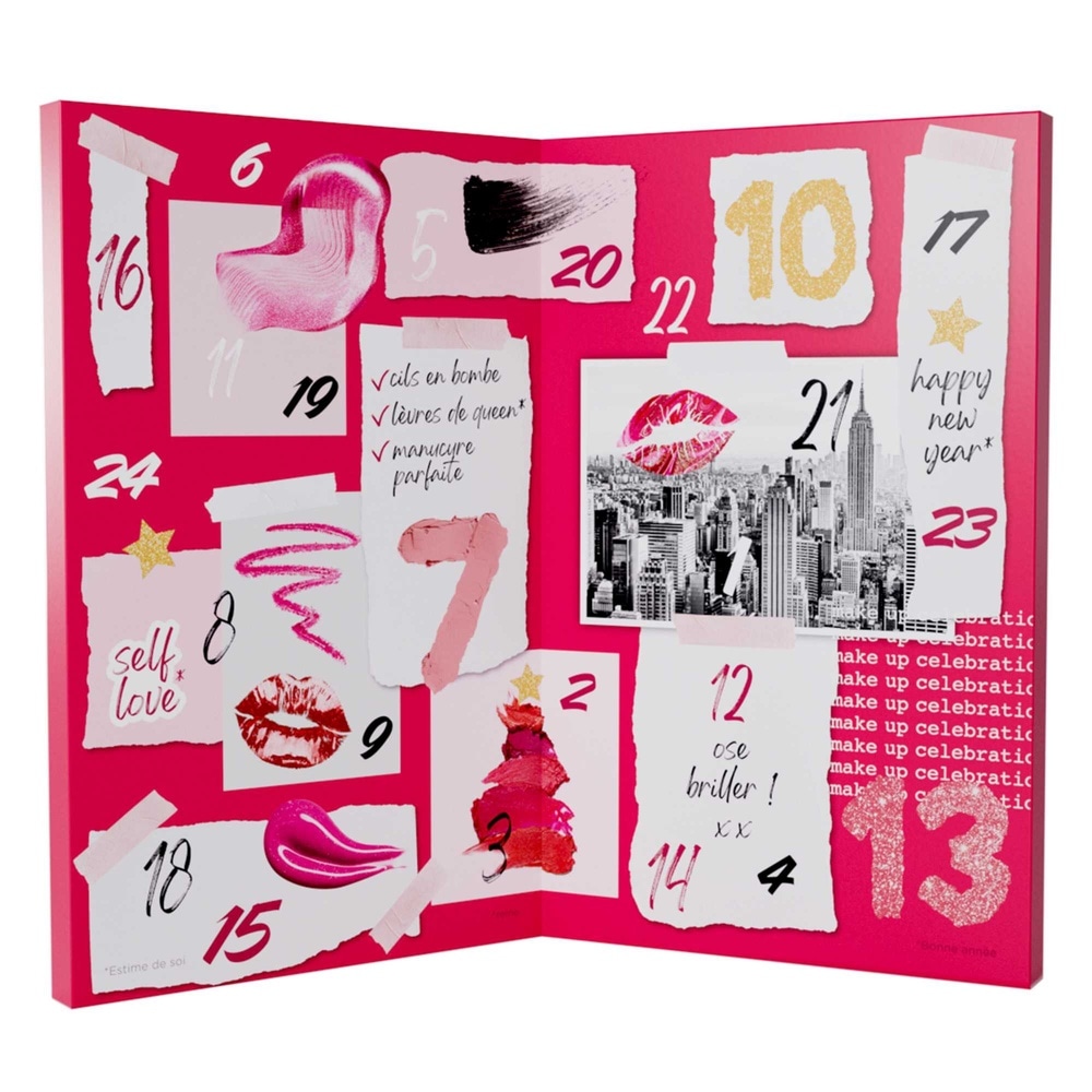 Maybelline New York Calendrier de l'Avent Coffret 24 surprises maquillage