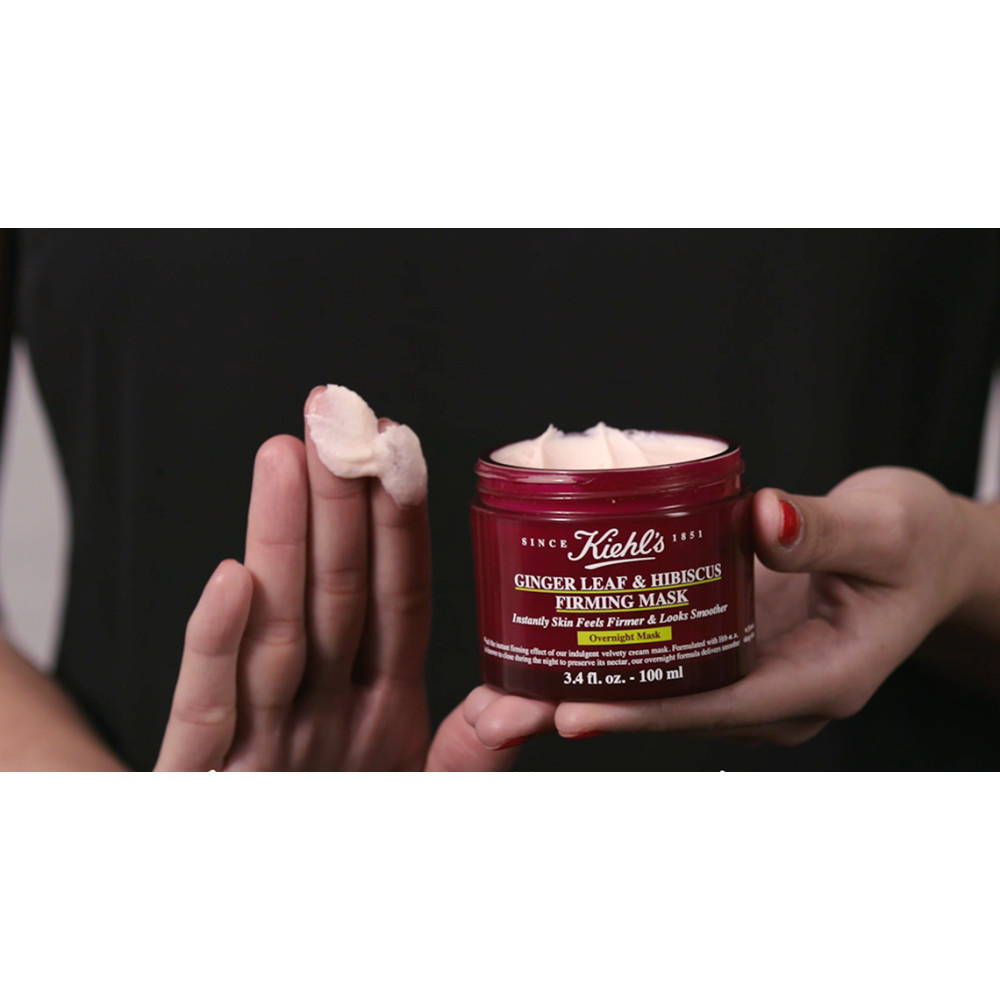 kiehl's Ginger Leaf & Hibiscus Firming Mask Masque de nuit raffermissant à l'hibiscus et aux feuilles de gingembre