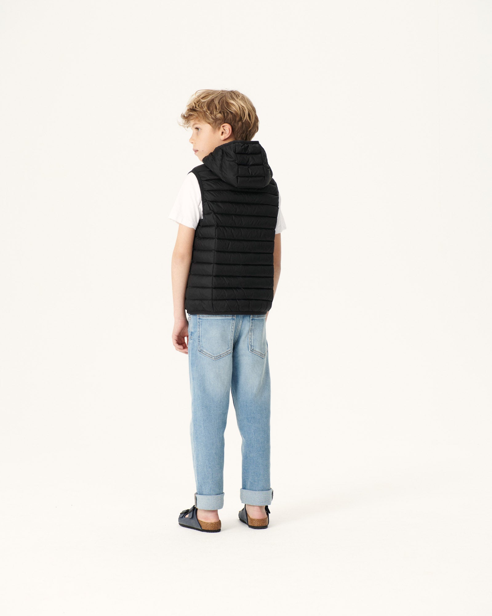 Doudoune sans manches enfant Noir Djam