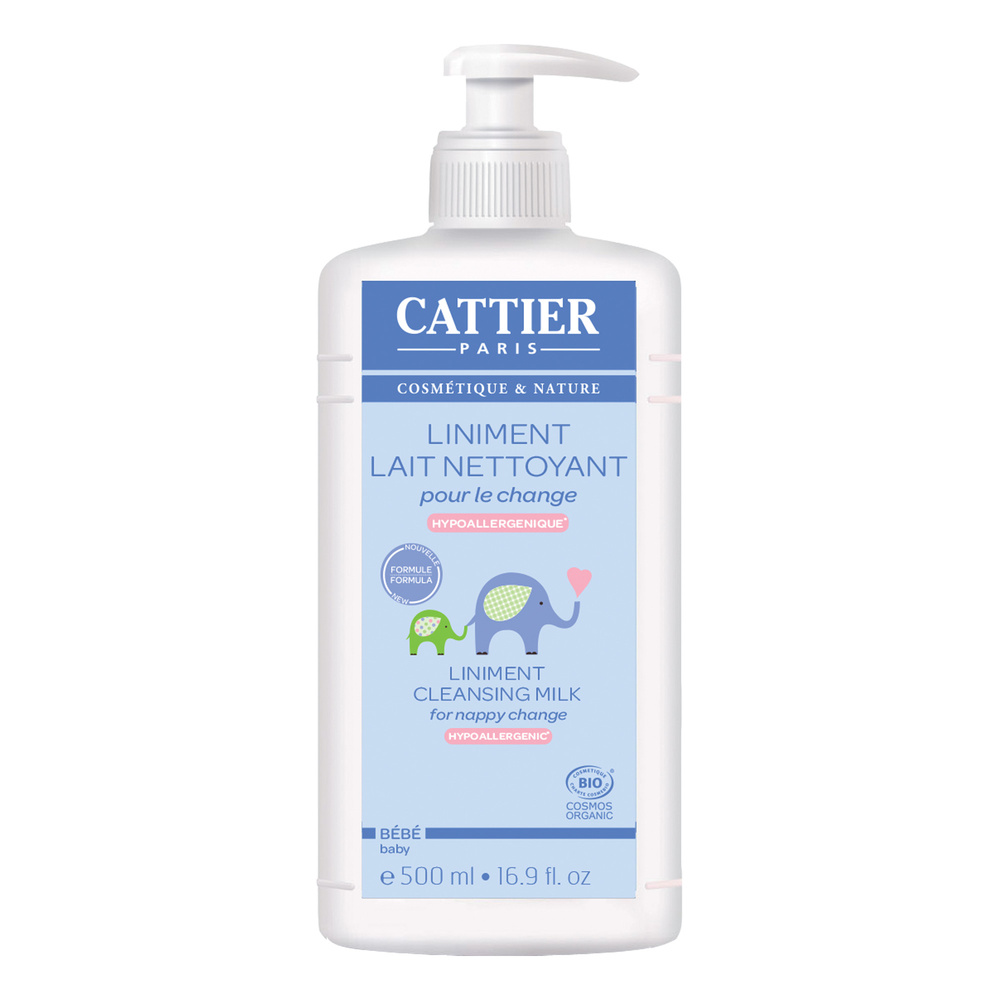 cattier Liniment - Lait Nettoyant pour le Change  - 500ml Soins Bébé