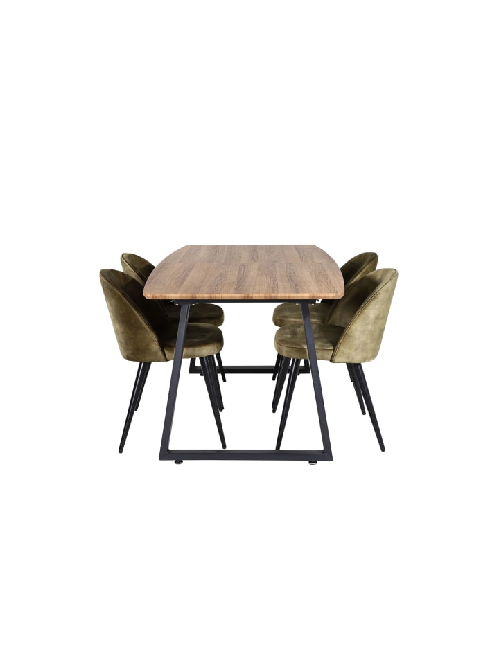 ebuy24 Essgruppe Inca 31 (5-teilig) Grün 85 x 160 cm günstig kaufen onesize