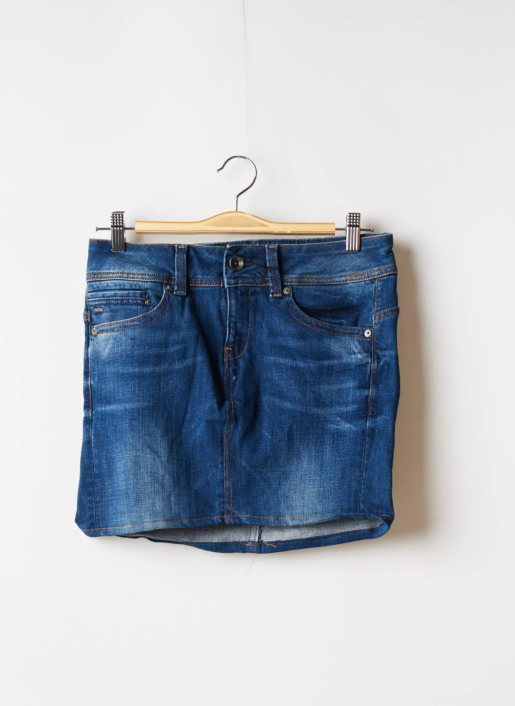 G Star Mini Jupe Femme couleur bleu