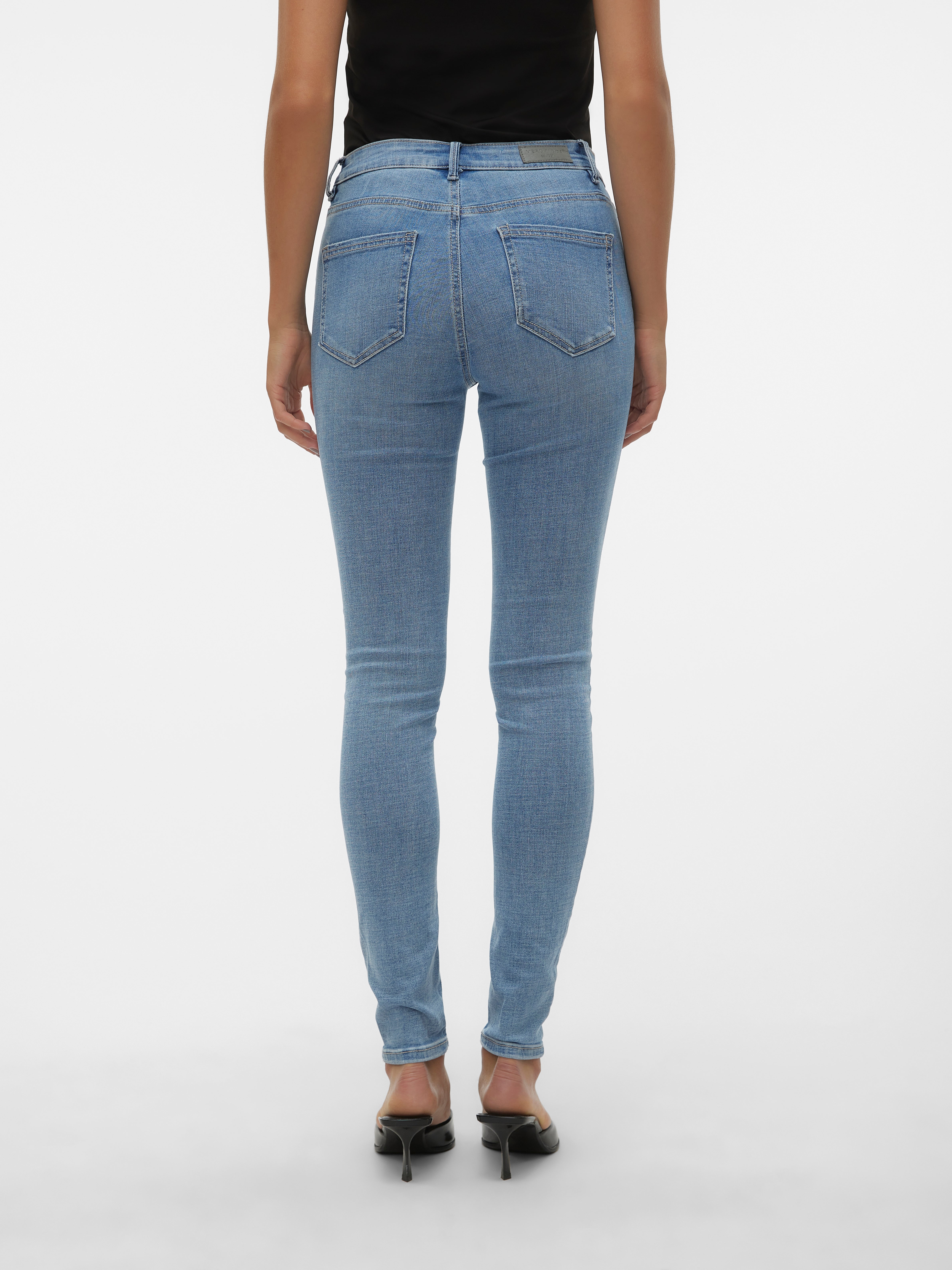 VMFLASH Mid Rise Skinny Fit Jeans