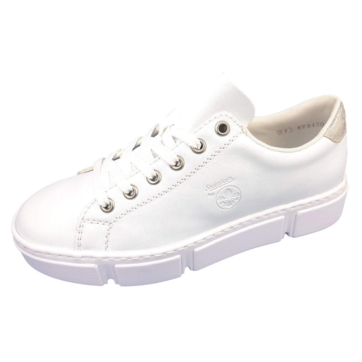 Rieker Aleria N59W1-80 Weiß 80 weiss/fog-silver