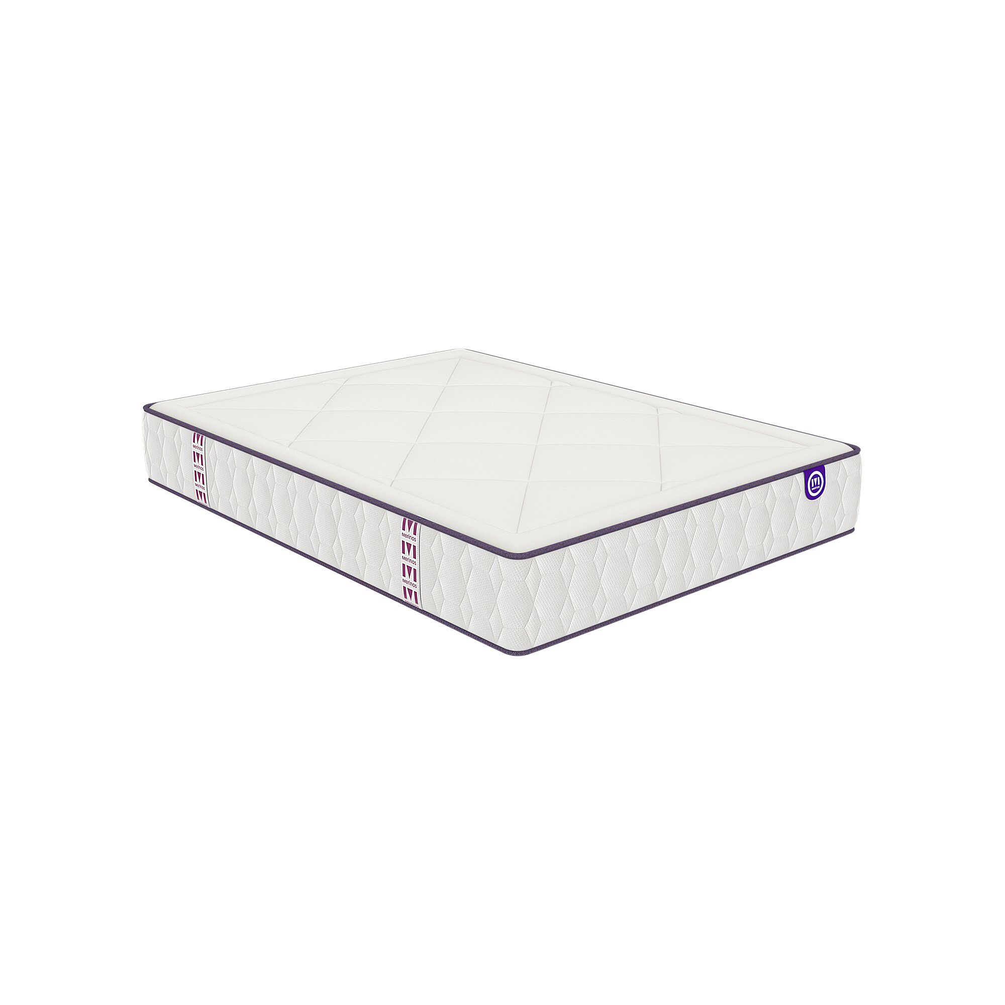 Matelas 651 ressorts + latex Mérinos 24 cm confort ferme