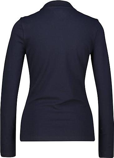 TOMMY HILFIGER Damen Poloshirt 1985 SLIM PIQUE POLO Langarm