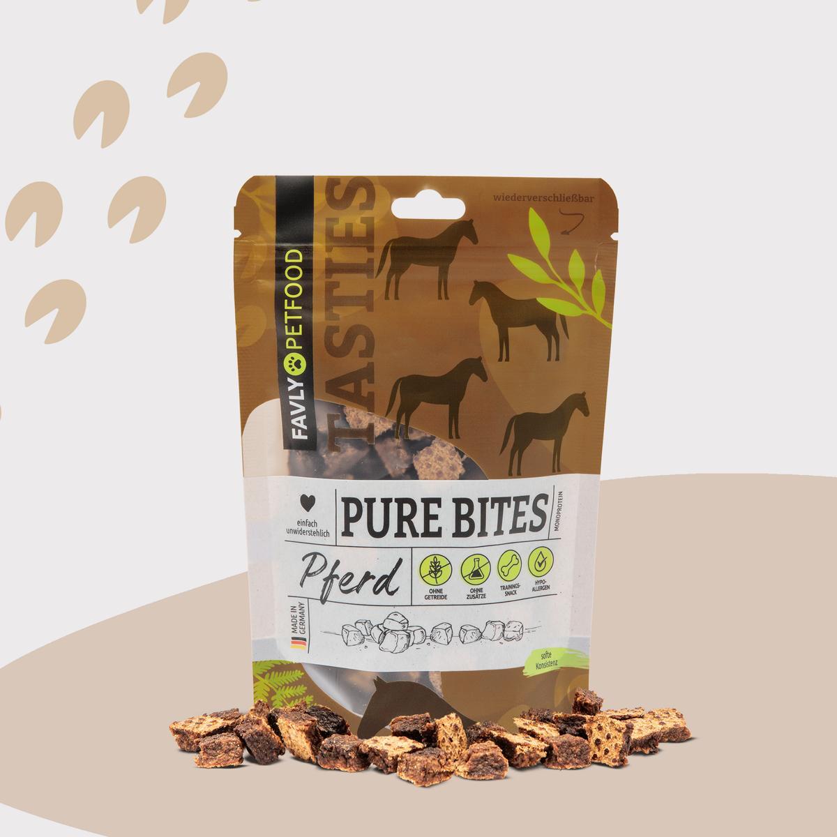 FAVLY Petfood Snacks FAVLY Petfood PURE Bites Pferd 360 g