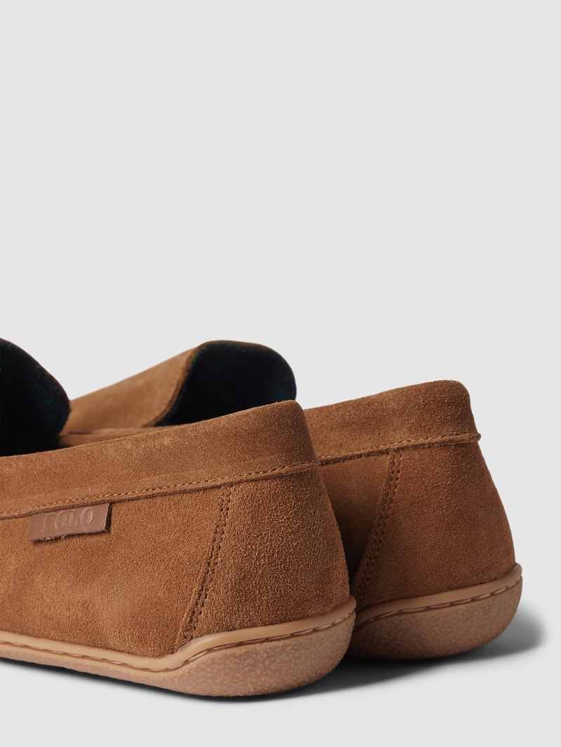 Mokassins aus Leder Modell 'BRENAN BEAR' in cognac