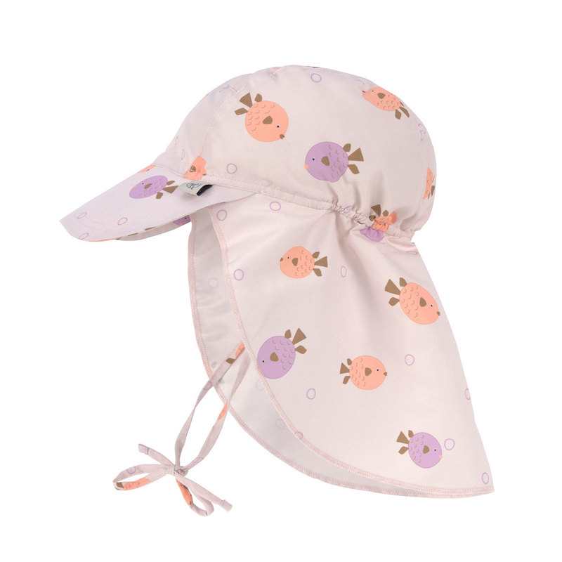 Casquette protège nuque 6-18 mois Poisson rose Lässig