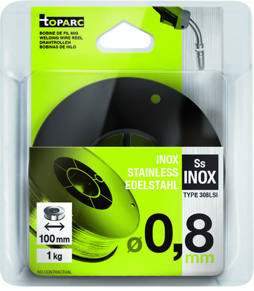 Zvárací drôt Gys 5193086616 z nehrdzavejúcej ocele 308LSi Ã˜0,8 mm cievka S100 1kg