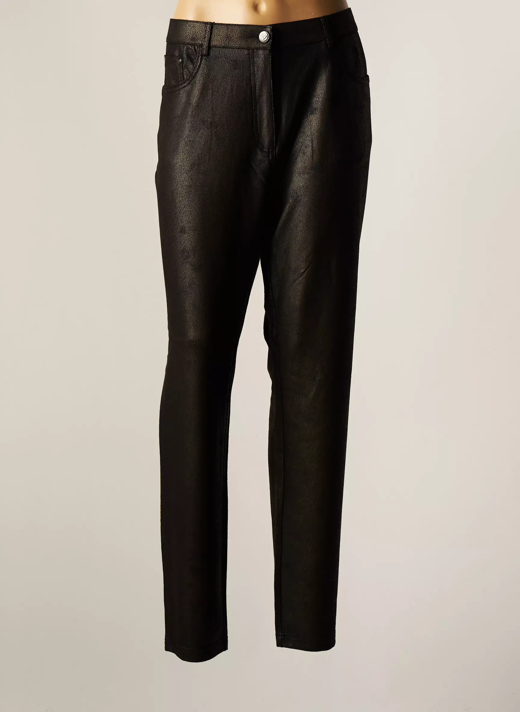 Lcdn Pantalons Slim Femme couleur noir