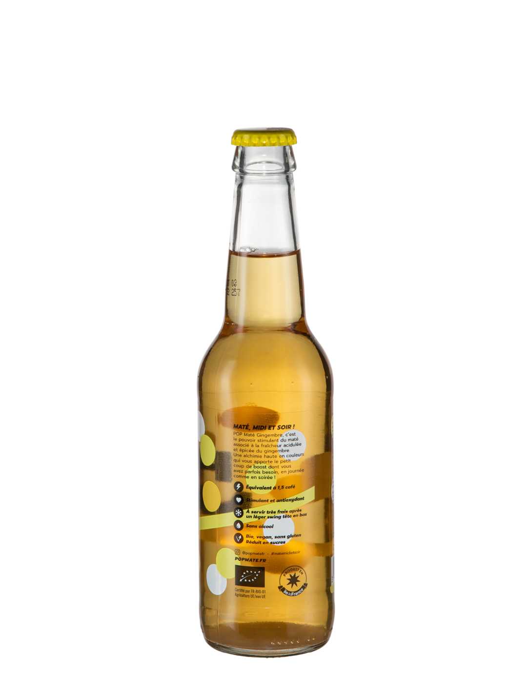 Pop Maté : Gingembre - Gueule de joie 0° |  33 cl