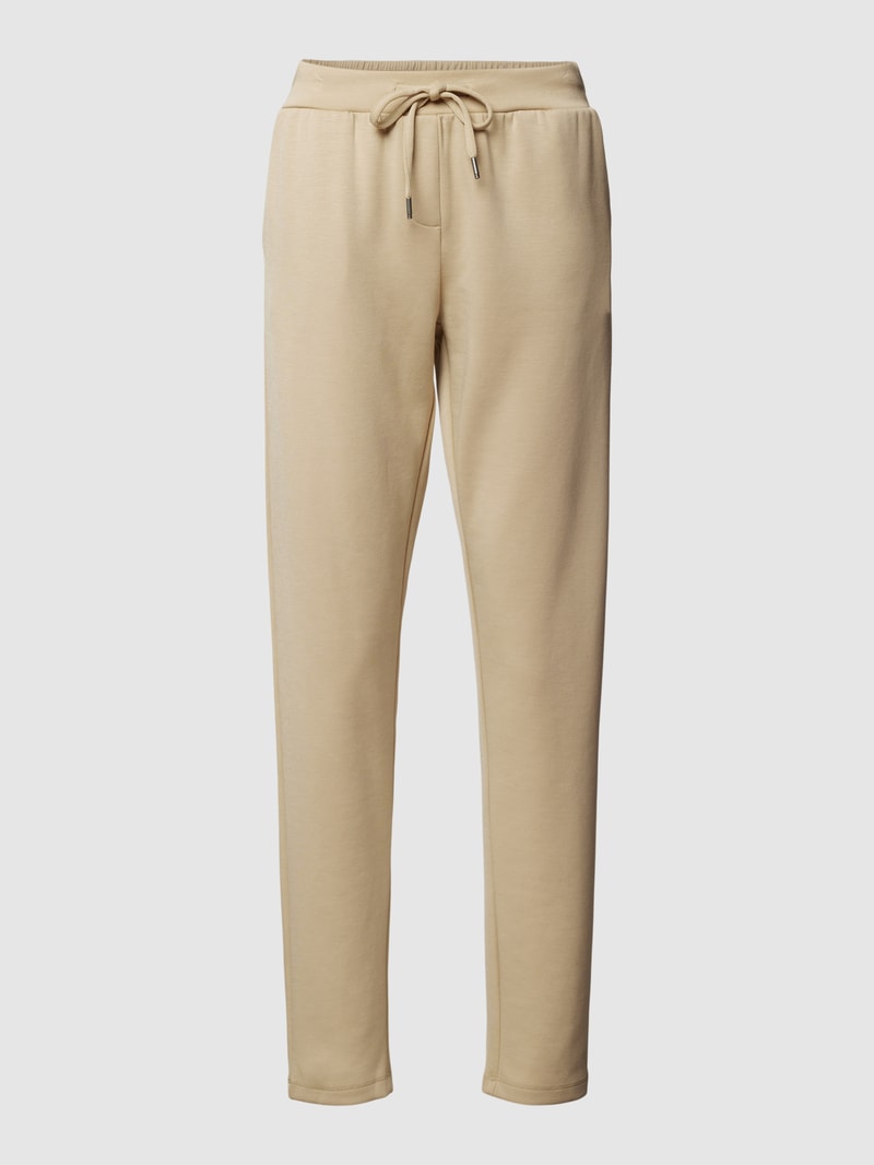 Sweatpants mit elastischem Bund Modell 'BANU' in sand