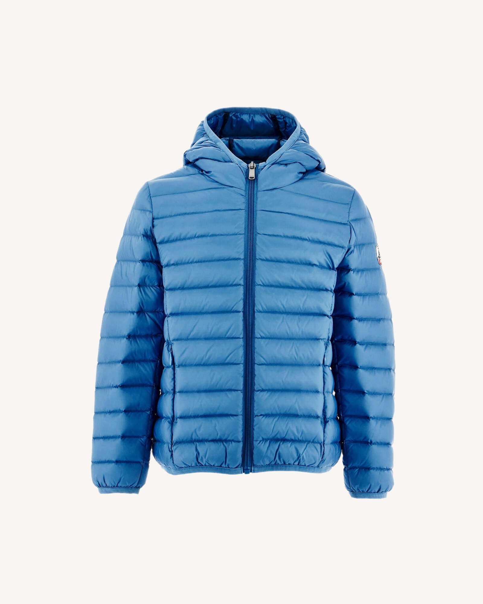 Doudoune légère à capuche enfant Bleu denim Hugo