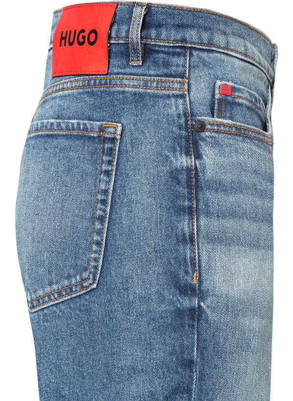 HUGO, Jeans 634, Tapered Fit, Baumwoll-Stretch, jeansblau