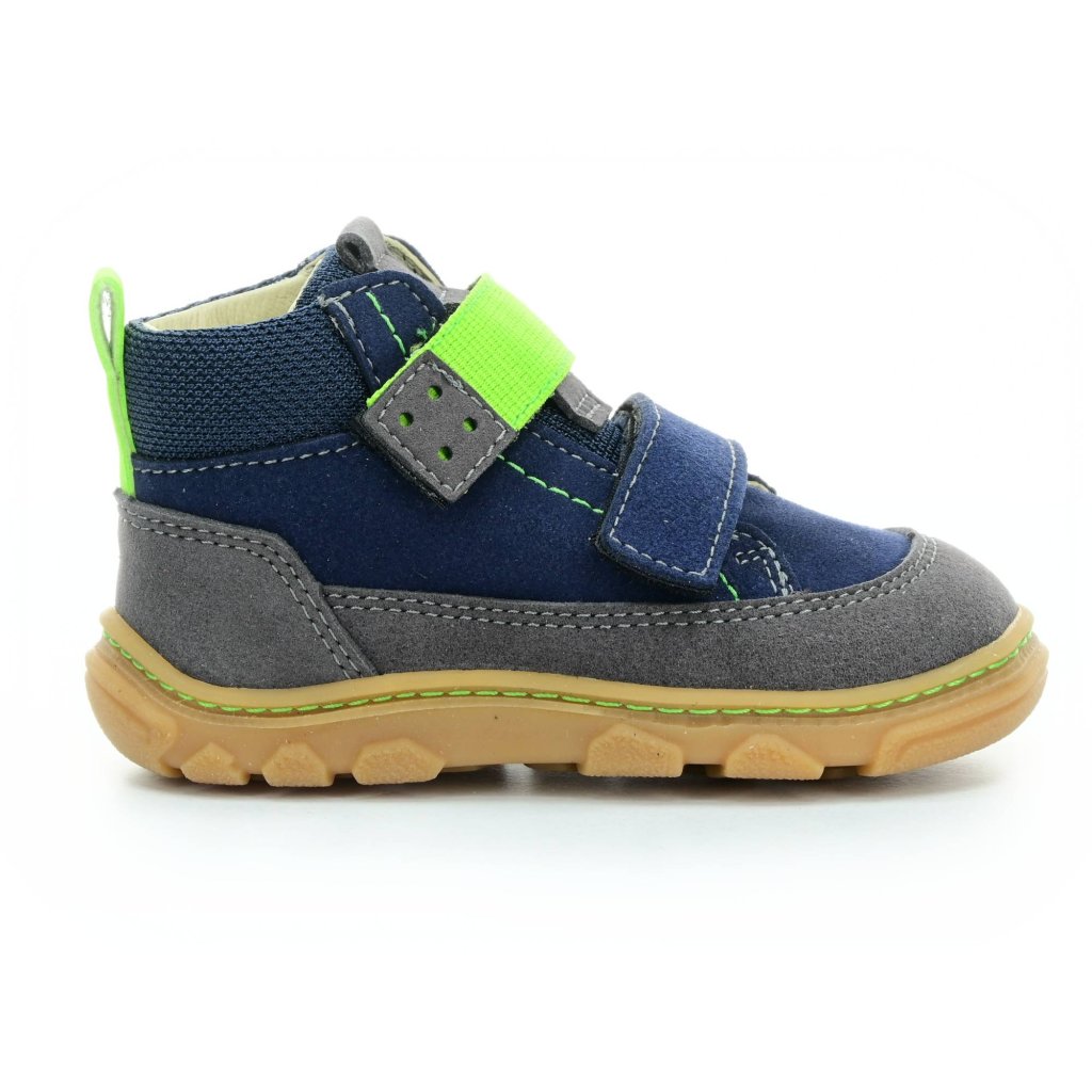 Ricosta Joki Ocean/Graphit blaue Barfuß-Stiefeletten
