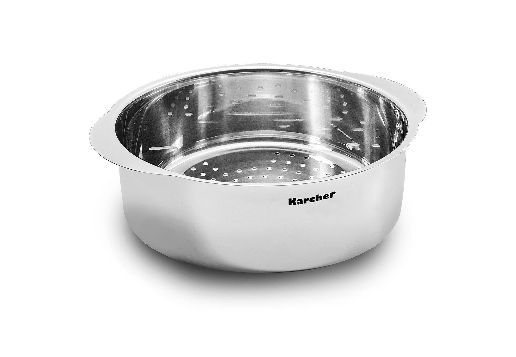 Karcher Topf-Set Lara, Edelstahl (7-tlg), inkl. 5 Glasdeckel, Induktion