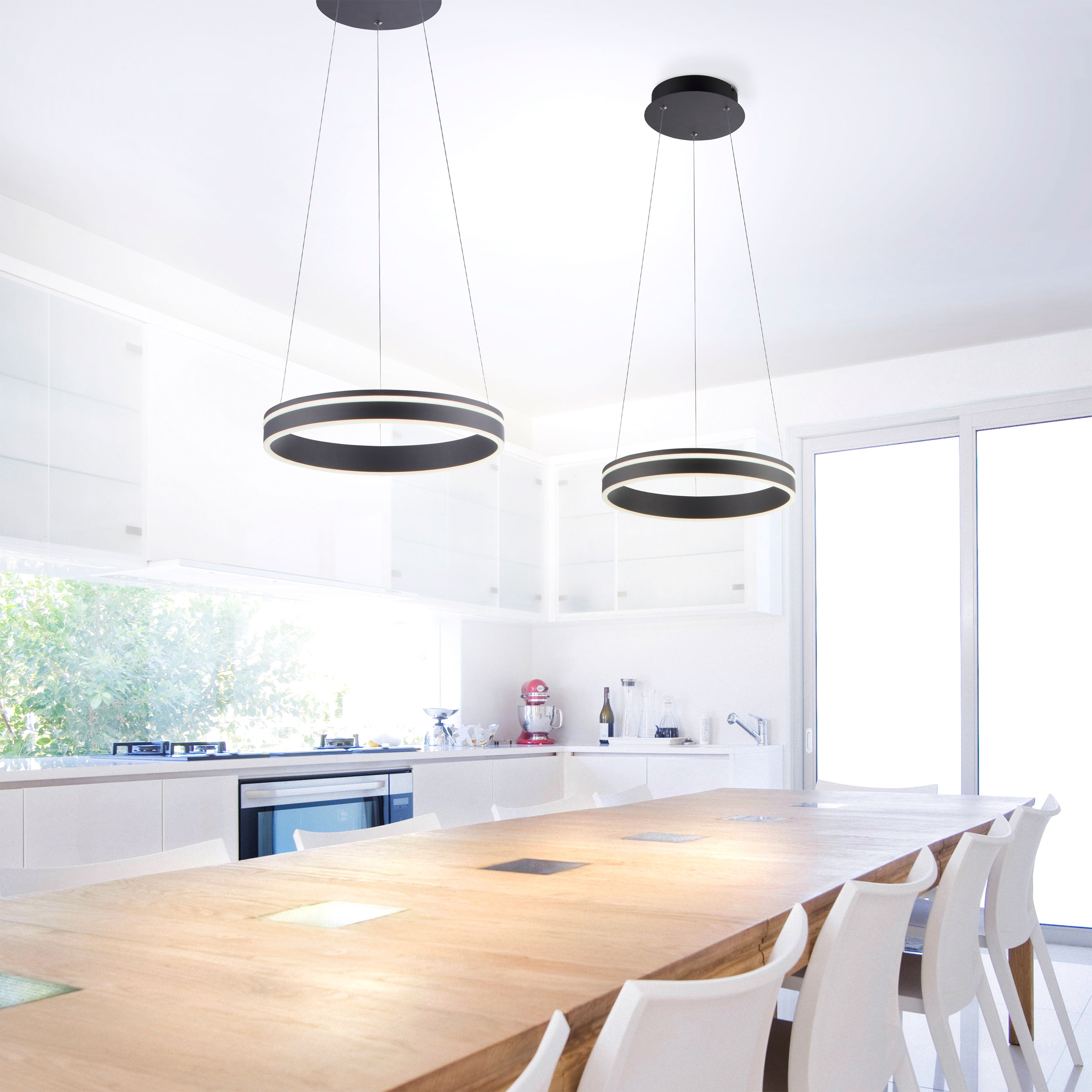 QLED-Pendelleuchte 1flg