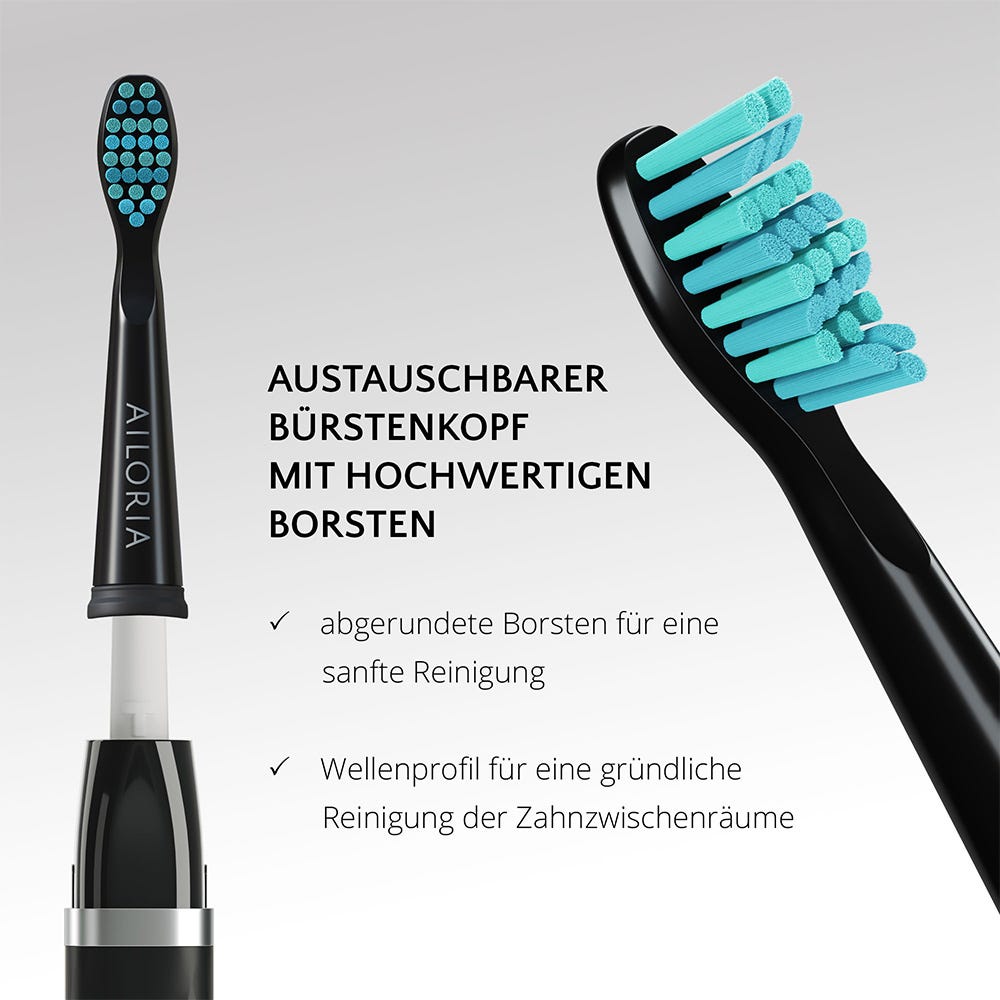 Ailoria Flash Travel Set Schallzahnbürste Schwarz