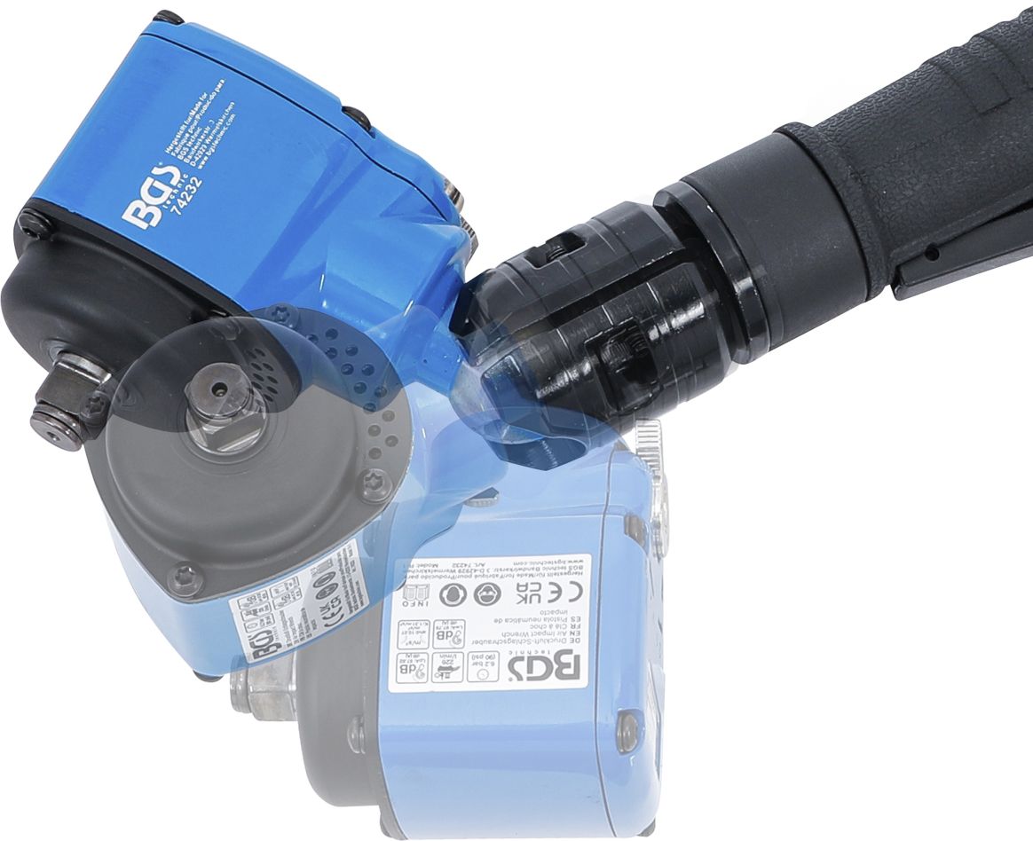 BGS 74348 Pneumatic Angle Impact Wrench 12.5 mm (1/2