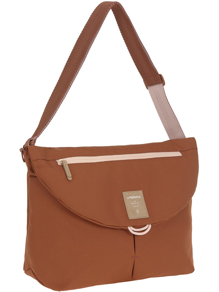 Lässig Wickeltasche in Cognac - (L)44,5 x (B)16,5 x (H)32,5 cm günstig kaufen onesize