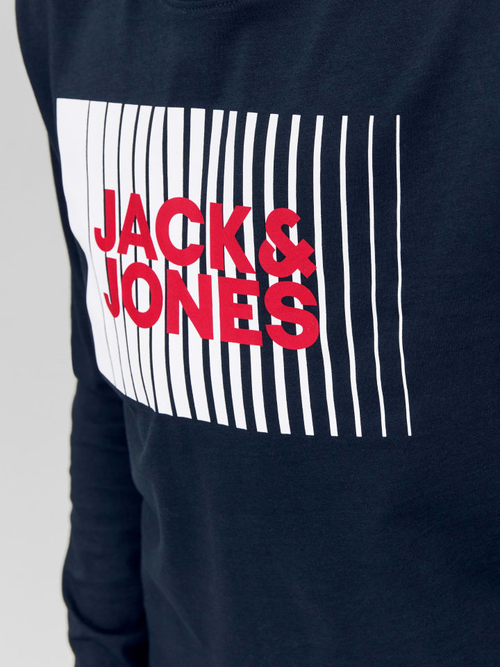 JACK & JONES Junior Langarmshirt in navy blazer günstig kaufen