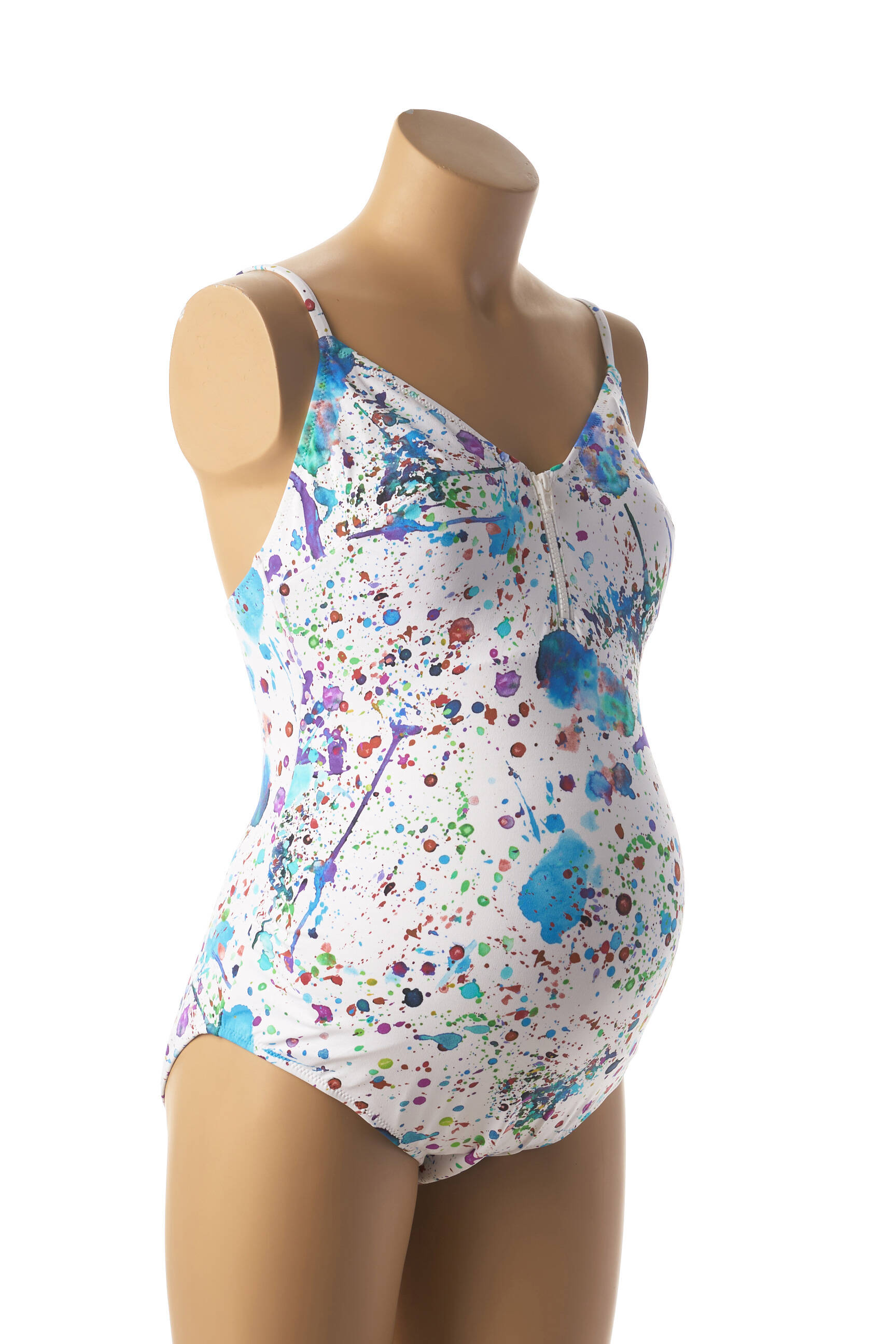 Cache Coeur Maillots2bain Maternite Femme couleur bleu