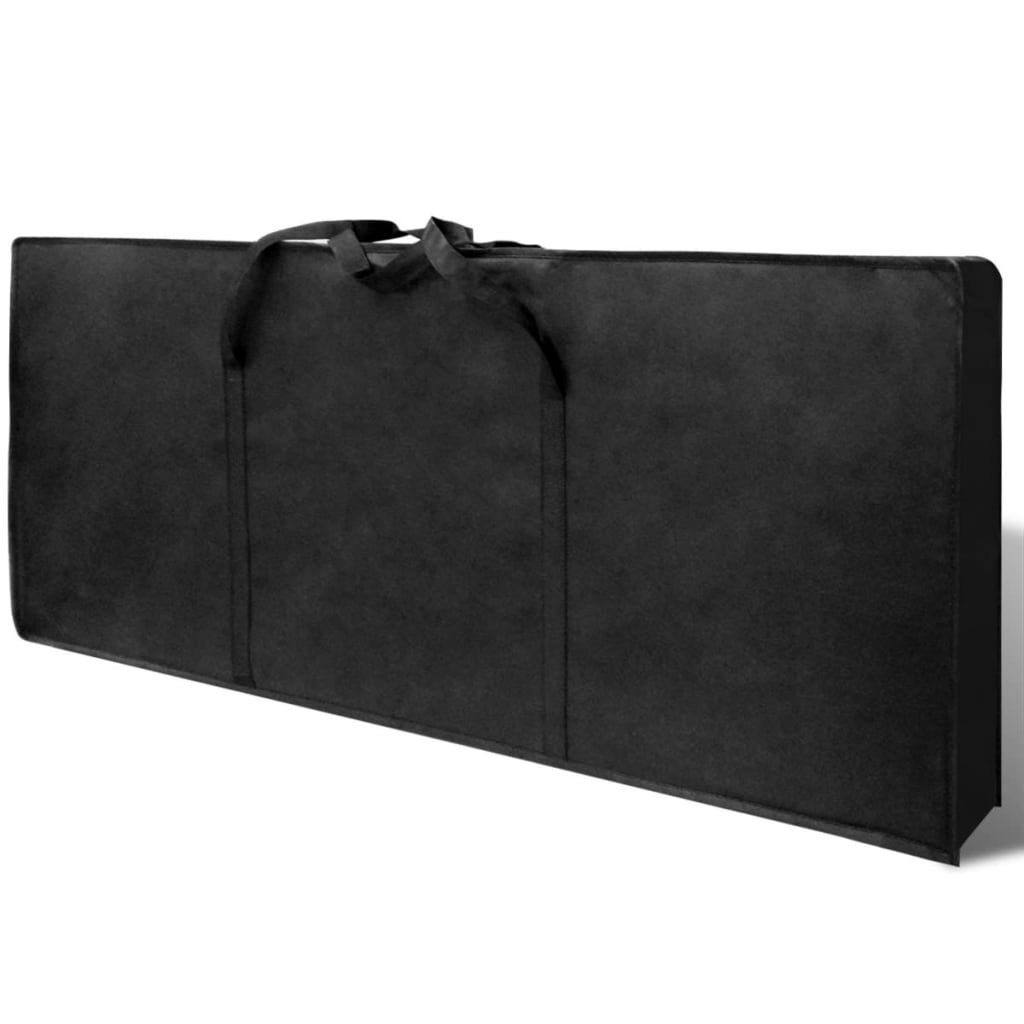 vidaXL Maniküre-Pediküre-Set Klappbarer Maniküre-Tisch mit Rollen Schwarz